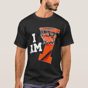 Kids Basketball 1. Geburtstag Junge ein Jahr alt B T-Shirt