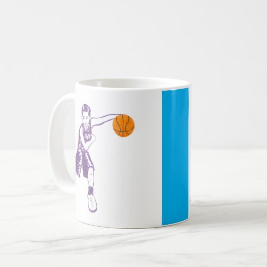 Kids basketball mug kaffeetasse (Vorderseite Links)