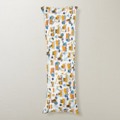 Kids Bau Dump Trucks Fahrzeugmuster Seitenschläferkissen (Vorderseite Vertikal)