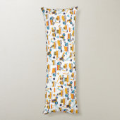 Kids Bau Dump Trucks Fahrzeugmuster Seitenschläferkissen (Rückseite (Vertikal))