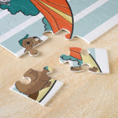 Kid's Beaver Snake Opossum Summer Camp Puzzle (Seite)