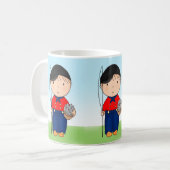 Kids Bible Cartoon Kaffeetasse (Vorderseite Links)