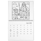 Kids Bible Stories Coloring Calendar Kalender (Mär 2026)