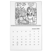 Kids Bible Stories Coloring Calendar Kalender (Jan 2026)