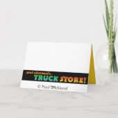 Kid's Big Blue Dump Truck Karte (Rückseite)