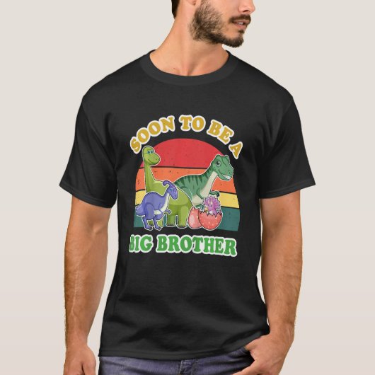 Kids Big Brother Finally 2023 Soon To Be A Big Bro T-Shirt (Vorderseite)