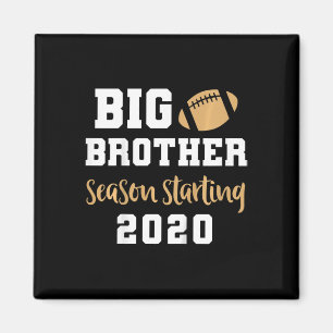 Kids Big Brother Footbyll Pregnancy Ankündigung F Magnet