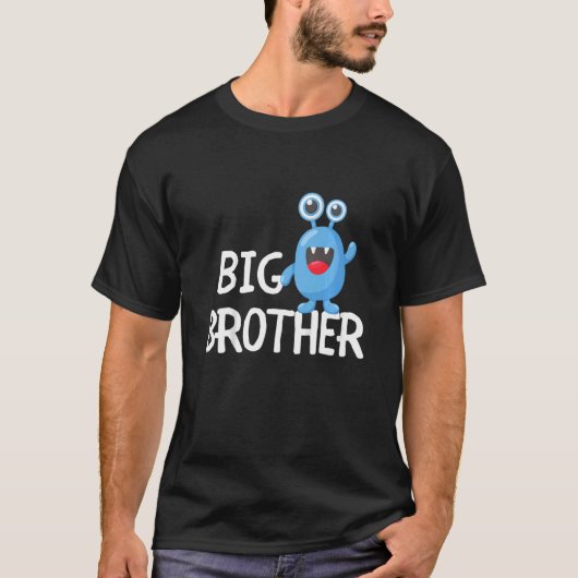 Kids Big Brother Monster Best Bro Ever World's Gre T-Shirt (Vorderseite)