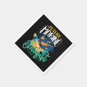 Kids Biology Future Marine Biologist Serviette (Ecke)