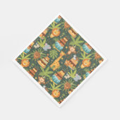 Kids Birthday Jungle Themed Napkins Serviette (Ecke)