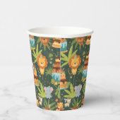 Kids Birthday Jungle Themed Paper Cups Pappbecher (Rechts)
