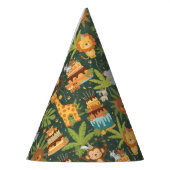 Kids Birthday Jungle Themed Party Hats Partyhütchen (Links)