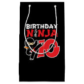 Kids Birthday Ninja - 10 Year Old Party Theme Kleine Geschenktüte (Vorderseite)