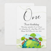 Kids Birthday Party Einladung (Vorne/Hinten)