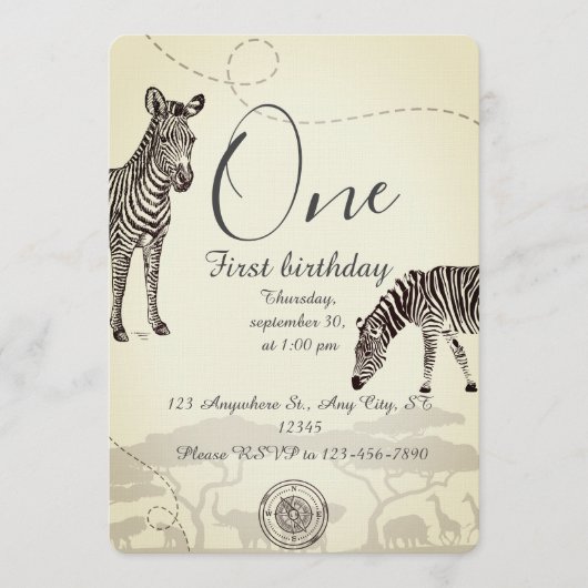 Kids Birthday Party Einladung (Vorderseite)