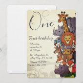 Kids Birthday Party Einladung (Vorne/Hinten)