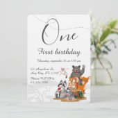 Kids Birthday Party Einladung (Stehend Vorderseite)