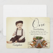 Kids Birthday Party Einladung (Vorne/Hinten)