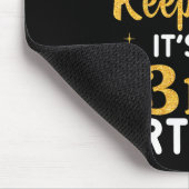 Kids Birthday Party I Can't Keep Calm It's My 3rd Mousepad (Ecke)