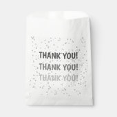 Kid's Birthday Silver Glitzer Geschenktütchen (Vorderseite)