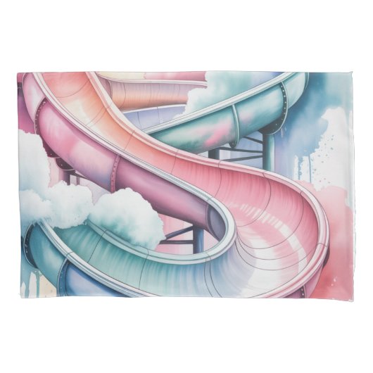 Kids’ Birthday Waterslide Party Gift Kissenbezug (Vorderseite)