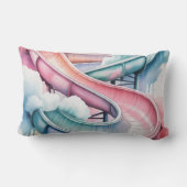 Kids’ Birthday Waterslide Party Gift Lendenkissen (Rückseite)