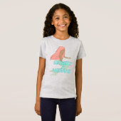 Kids Black Mermaid T - Shirt (Vorne ganz)
