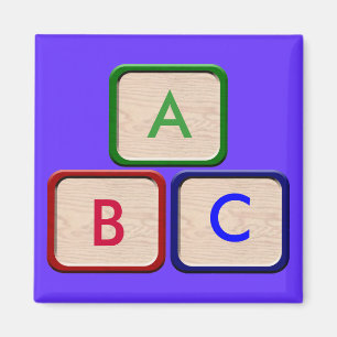 Kids Blocks Kühlschrankmagnet