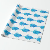 Kids Blue Whale Geschenke Wrap jedes Mal Geschenkpapier (Ungerollt)