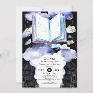 Kids Boho Enchanted Storybook Birthday Einladung