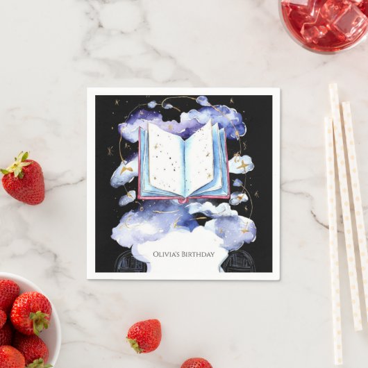 Kids Boho Enchanted Storybook Birthday Serviette (Beispiel)