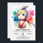 Kids Boho Monkey Birthday Einladung<br><div class="desc">Feiern Sie den besonderen Tag Ihres Kleinen mit der Einladung zum Geburtstag von Kids Boho Monkey. Mit böhmisch inspirierten Designs und bezaubernden Affen, Set dieser Einladung für jedes Alter. Vollständig editierbar, können Sie einfach alle Details personalisieren. Es ist sofort zum Download bereit, auf Zuhause zu drucken oder digital zu teilen,...</div>