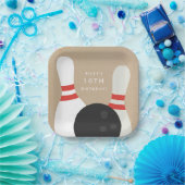 Kids Bowling Birthday Party Pappteller (Party)