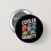 Kids Boy Bouldering Cooler Als Gravity Rock Klette Button (Vorne & Hinten)