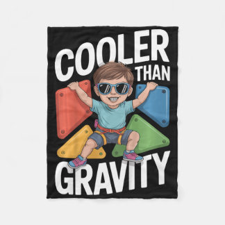 Kids Boy Bouldering Cooler Than Gravity Rock Climb Fleecedecke