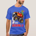 Kids Boys 5th Birthday Monster Truck Birthday 5 ye T-Shirt<br><div class="desc">Kids Boys 5th Birthday Monster Truck Birthday 5 year Old Car  .</div>