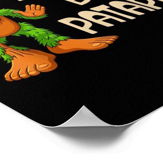 Kids Boys Girls Meme Italian Brainrot Brr Pata Poster (Ecke)