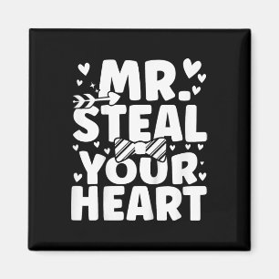 Kids Boys Valentine Shirt Mr. Steal your Heart for Magnet