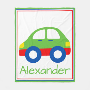 Kids Bright Toy Car Personalisiert Fleece Blanket
