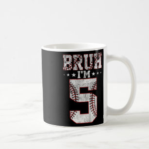 Kids Bruh 5. Geburtstag Bysebyll Bruh Ich bin 5 Ja Kaffeetasse