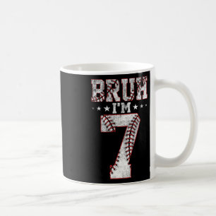 Kids Bruh 7. Geburtstag Bysebyll Bruh Ich bin 7 Ja Kaffeetasse