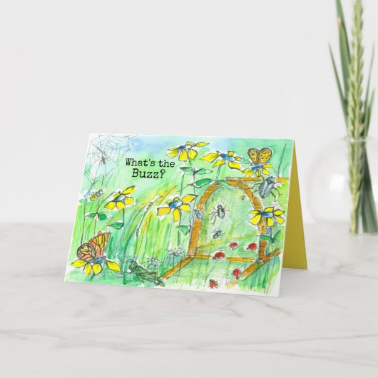 Kids Bug Box Insekten Spinnen Happy Birthday Karte (Vorderseite)