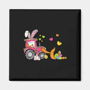 Kids Bulldozer Osthase Eier Süßer LKW Jungen T Magnet