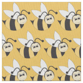 Kids Bumble Bienenmuster Pima Baumwollgewebe Stoff (Nahaufnahme)
