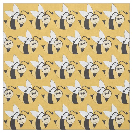 Kids Bumble Bienenmuster Pima Baumwollgewebe Stoff (Muster)