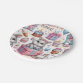 Kids Bunny Geschenk Geburtstagsparty Teller (Schrägansicht)