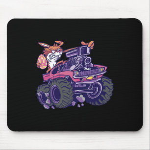 Kids Bunny Happy Ostermonster LKW Liebhaber Kinder Mousepad