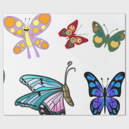 Kids Butterfly Packpapier