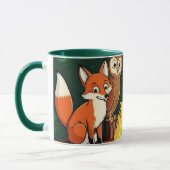 Kids by a Campfire in the Woods Tasse (Links)