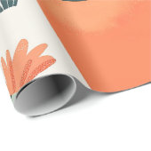 Kids Cactus Wrapping Paper Geschenkpapier (Rolleneckpunkt)